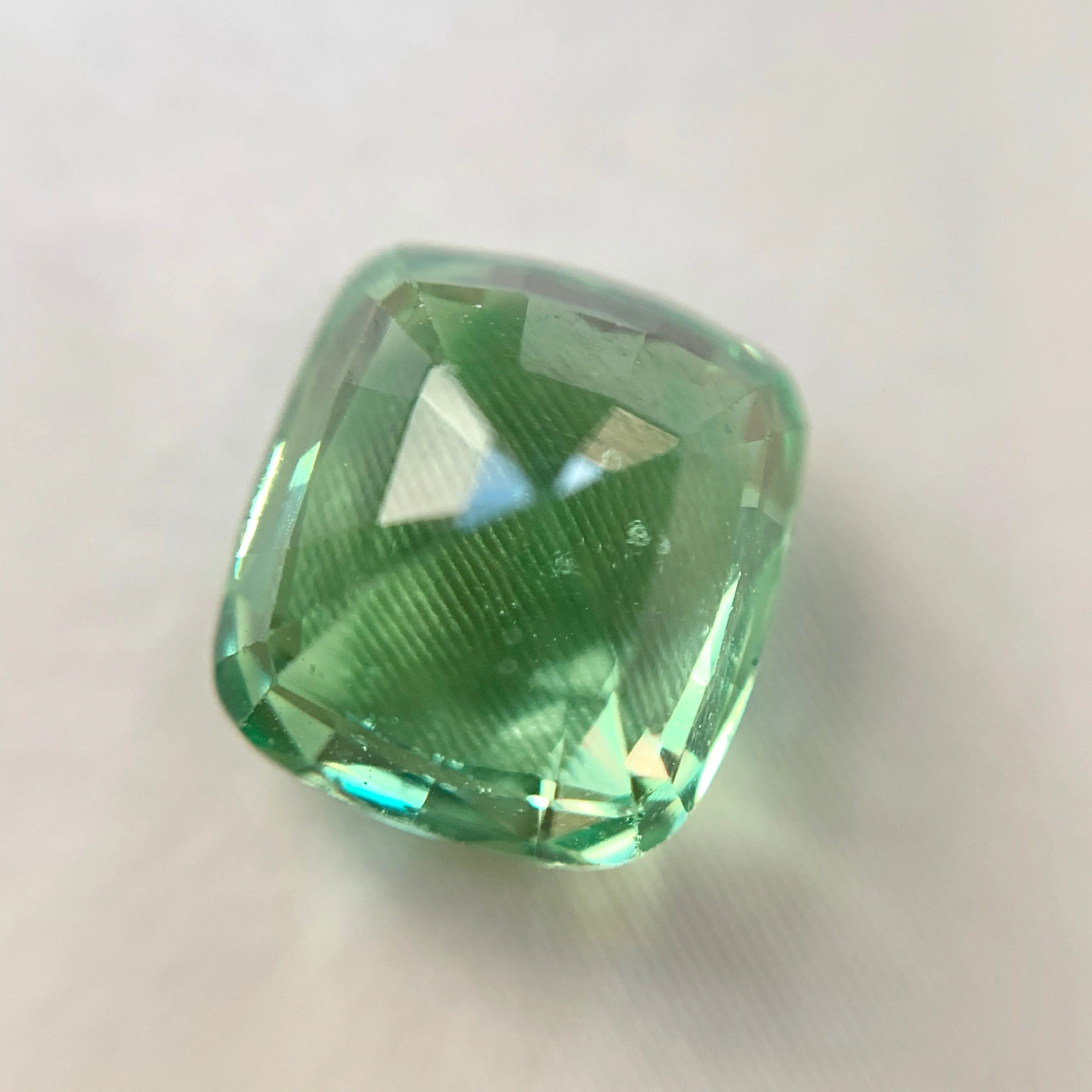 1.50ct Cushion Natural Green Tsavorite No.12024