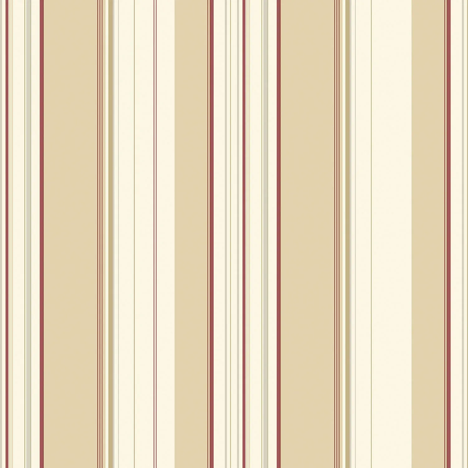 Abstract Stripes Cream/Red Wallpaper from the Kitchen Recipes Collection