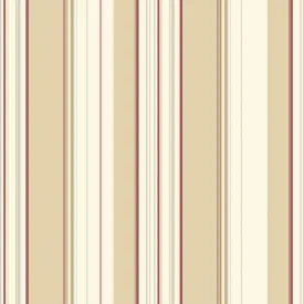 Abstract Stripes Cream/Red Wallpaper from the Kitchen Recipes Collection