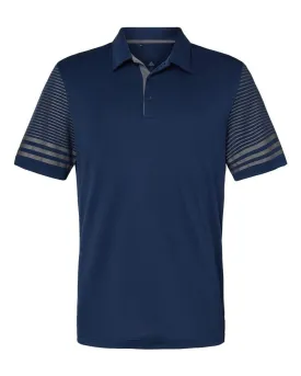 adidas - Men's Striped Sleeve Polo