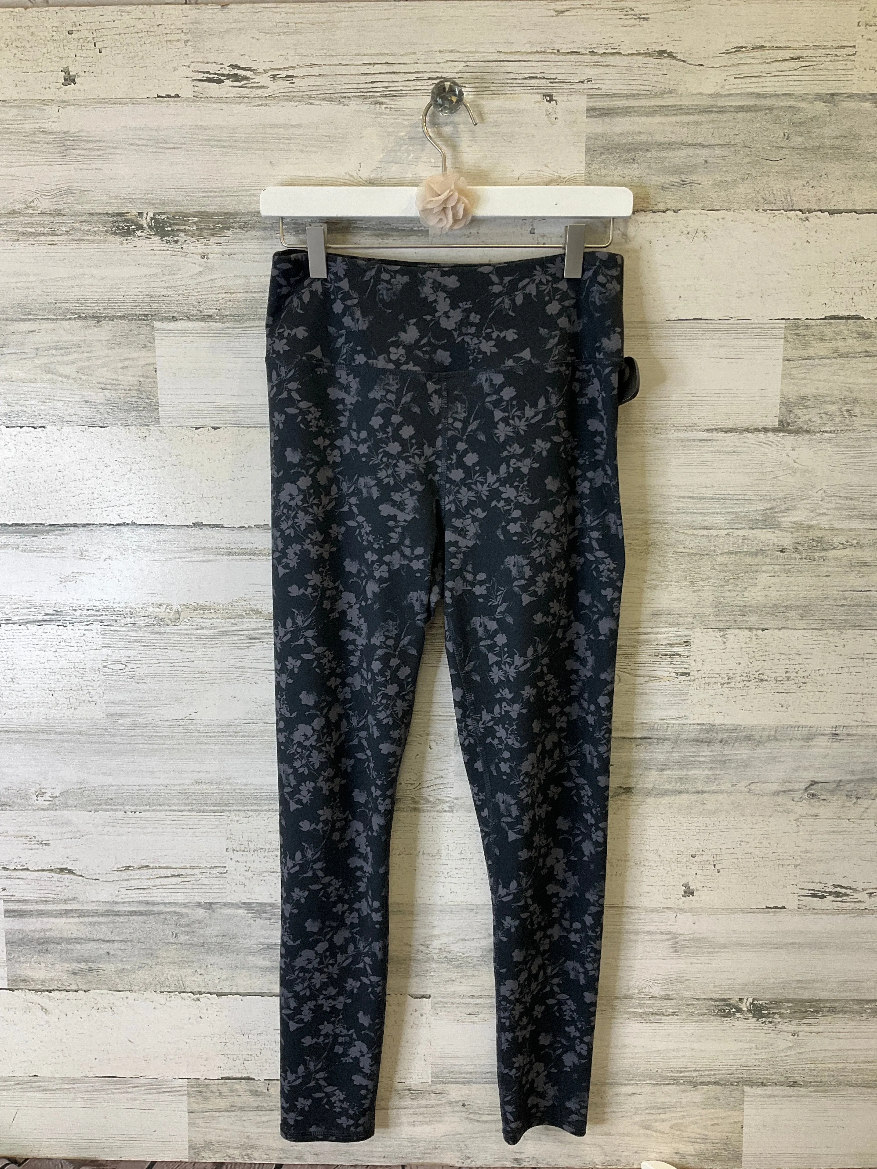 Athletic Leggings By Maurices In Black & Grey, Size: M