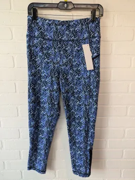 Athletic Leggings By Talbots In Blue, Size: 8petite