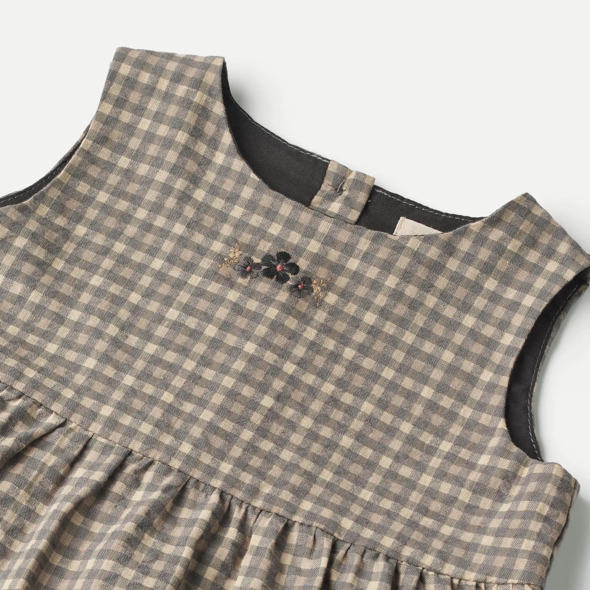 Dress Louisa | Baby - autumn sky check