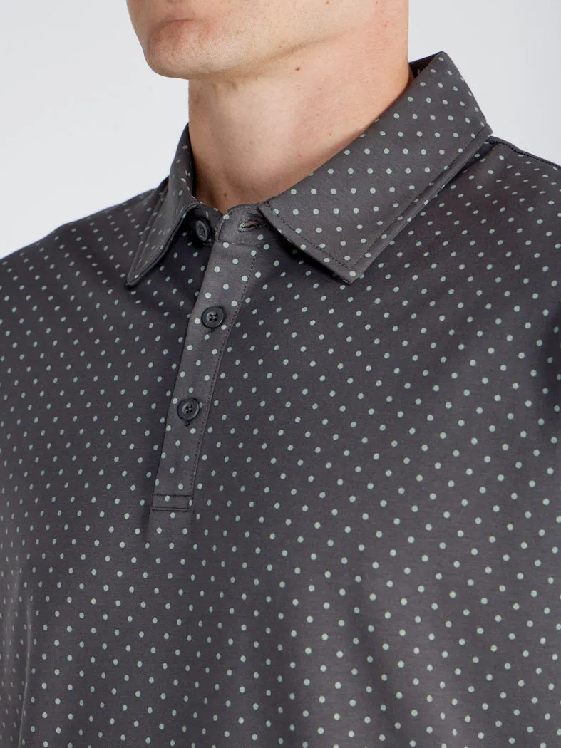 Drop-Cut: LUX Dotted Polo <!-- Size XXL -->