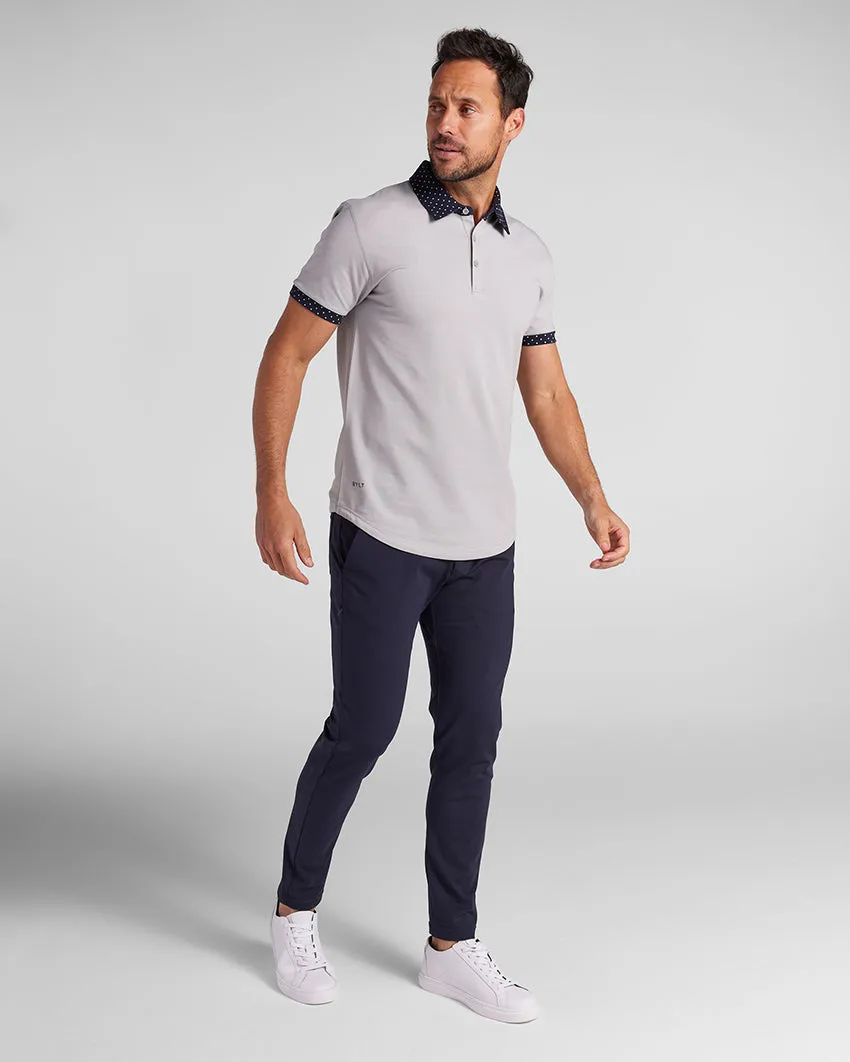 Drop-Cut: LUX Dotted Polo <!-- Size XXL -->