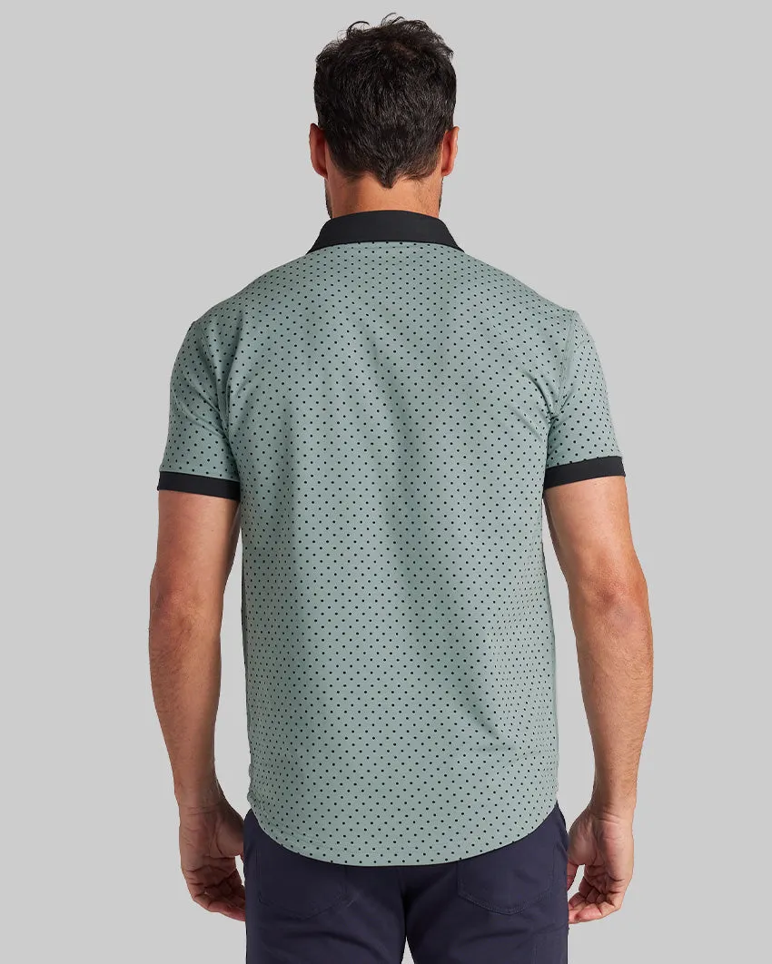 Drop-Cut: LUX Dotted Polo <!-- Size XXL -->