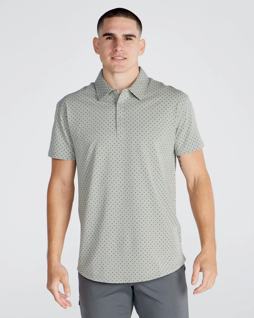 Drop-Cut: LUX Dotted Polo <!-- Size XXL -->