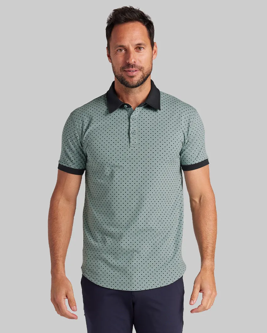 Drop-Cut: LUX Dotted Polo <!-- Size XXL -->