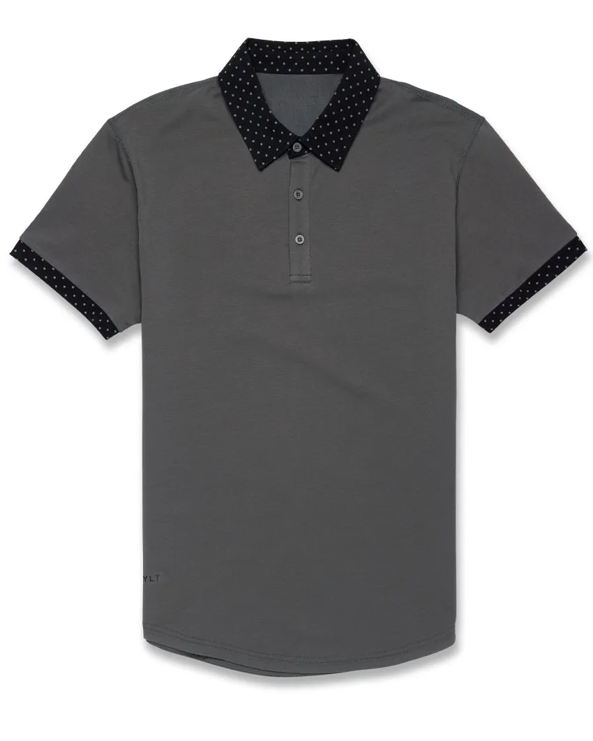 Drop-Cut: LUX Dotted Polo <!-- Size XXL -->