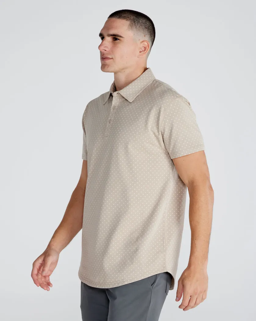 Drop-Cut: LUX Dotted Polo <!-- Size XXL -->