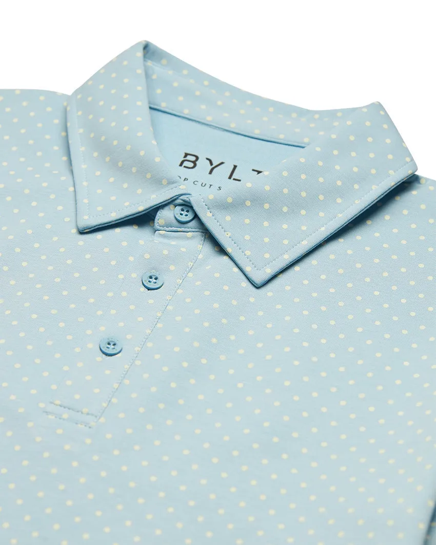 Drop-Cut: LUX Dotted Polo <!-- Size XXL -->