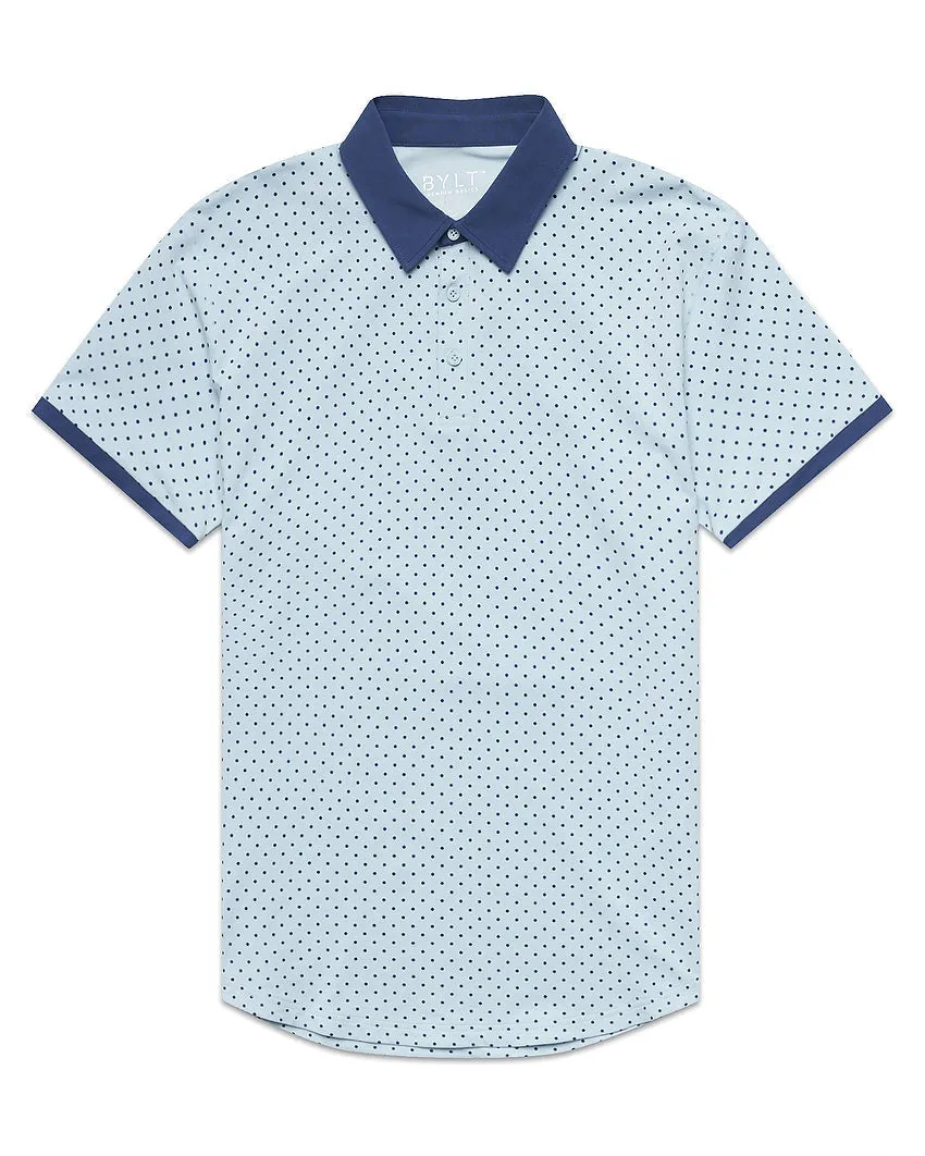 Drop-Cut: LUX Dotted Polo <!-- Size XXL -->