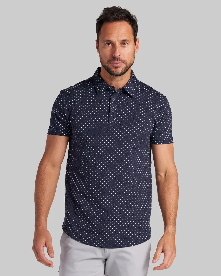 Drop-Cut: LUX Dotted Polo <!-- Size XXL -->