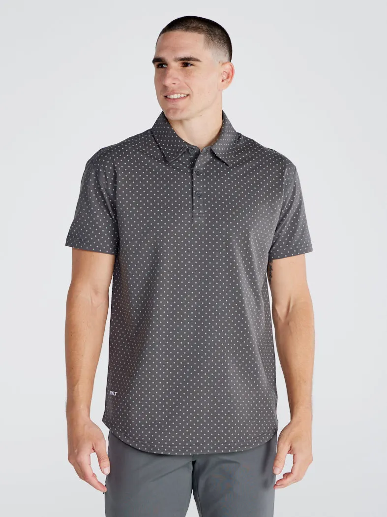 Drop-Cut: LUX Dotted Polo <!-- Size XXL -->