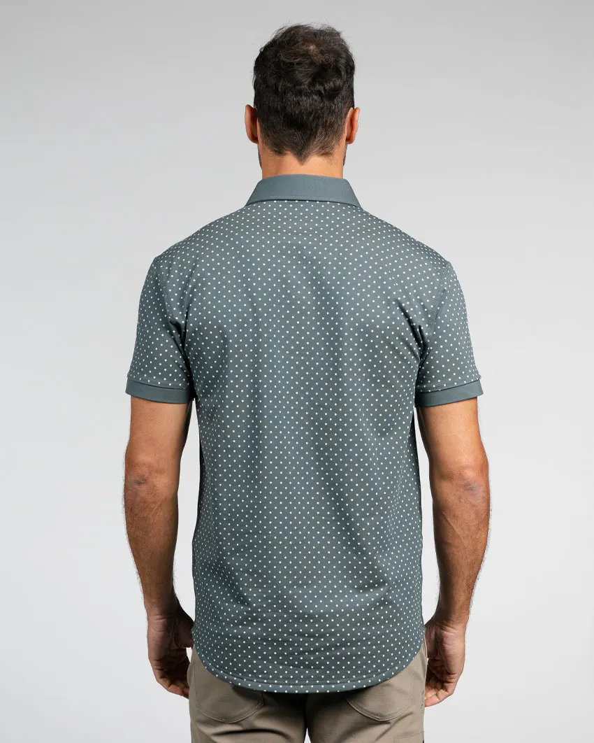 Drop-Cut: LUX Dotted Polo <!-- Size XXL -->