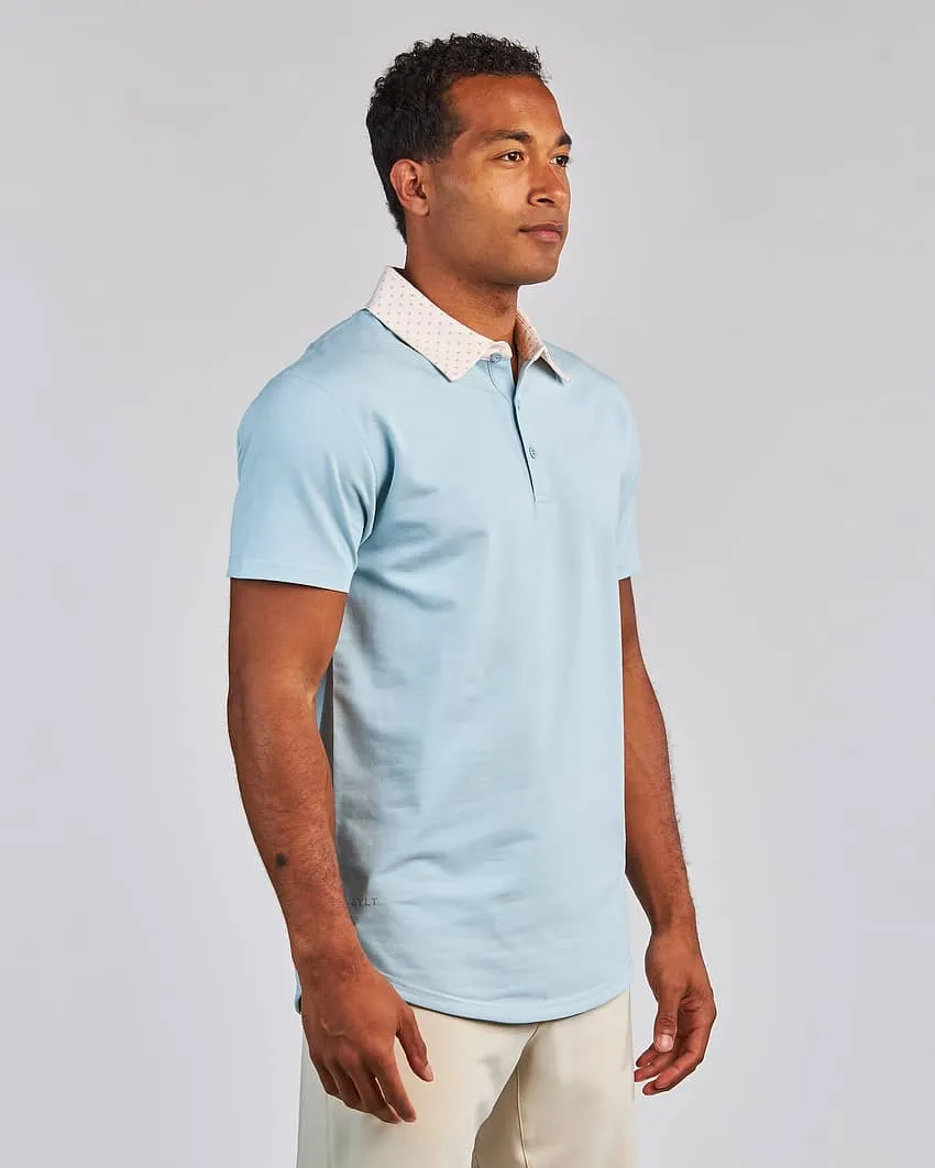 Drop-Cut: LUX Dotted Polo <!-- Size XXL -->