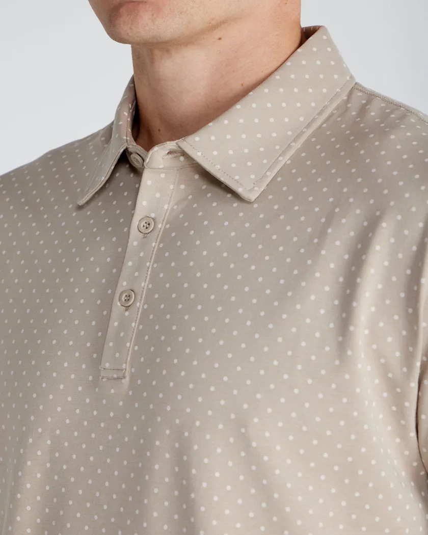 Drop-Cut: LUX Dotted Polo <!-- Size XXL -->