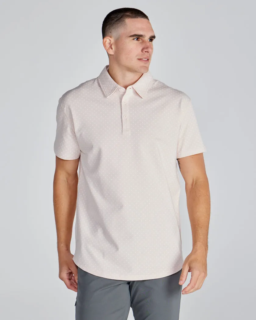 Drop-Cut: LUX Dotted Polo <!-- Size XXL -->