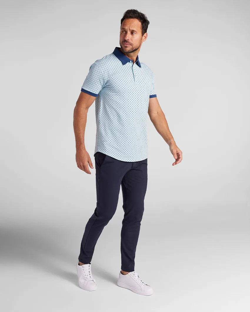 Drop-Cut: LUX Dotted Polo <!-- Size XXL -->