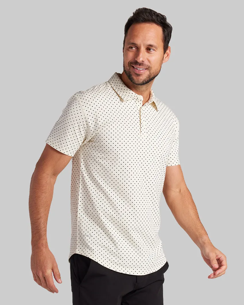 Drop-Cut: LUX Dotted Polo <!-- Size XXL -->