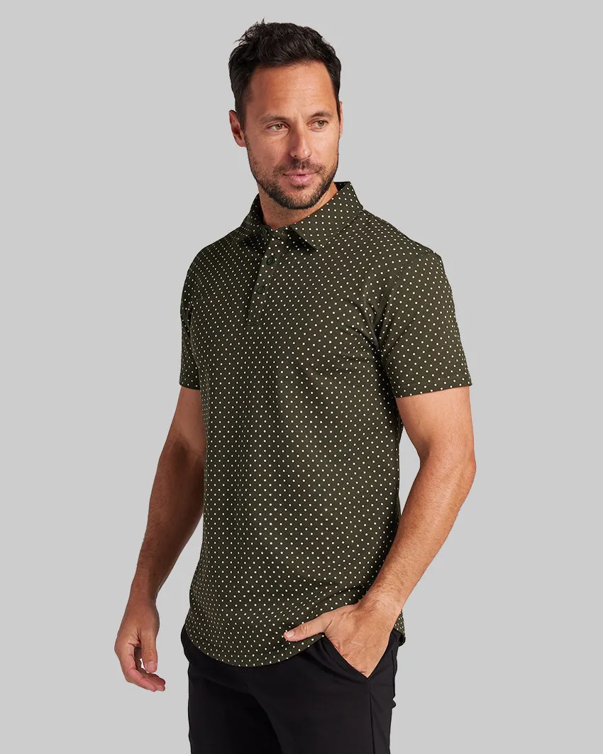 Drop-Cut: LUX Dotted Polo <!-- Size XXL -->