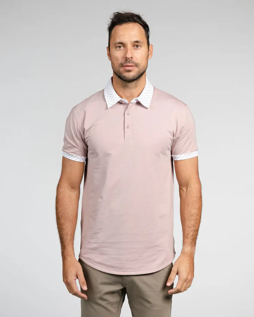 Drop-Cut: LUX Dotted Polo <!-- Size XXL -->