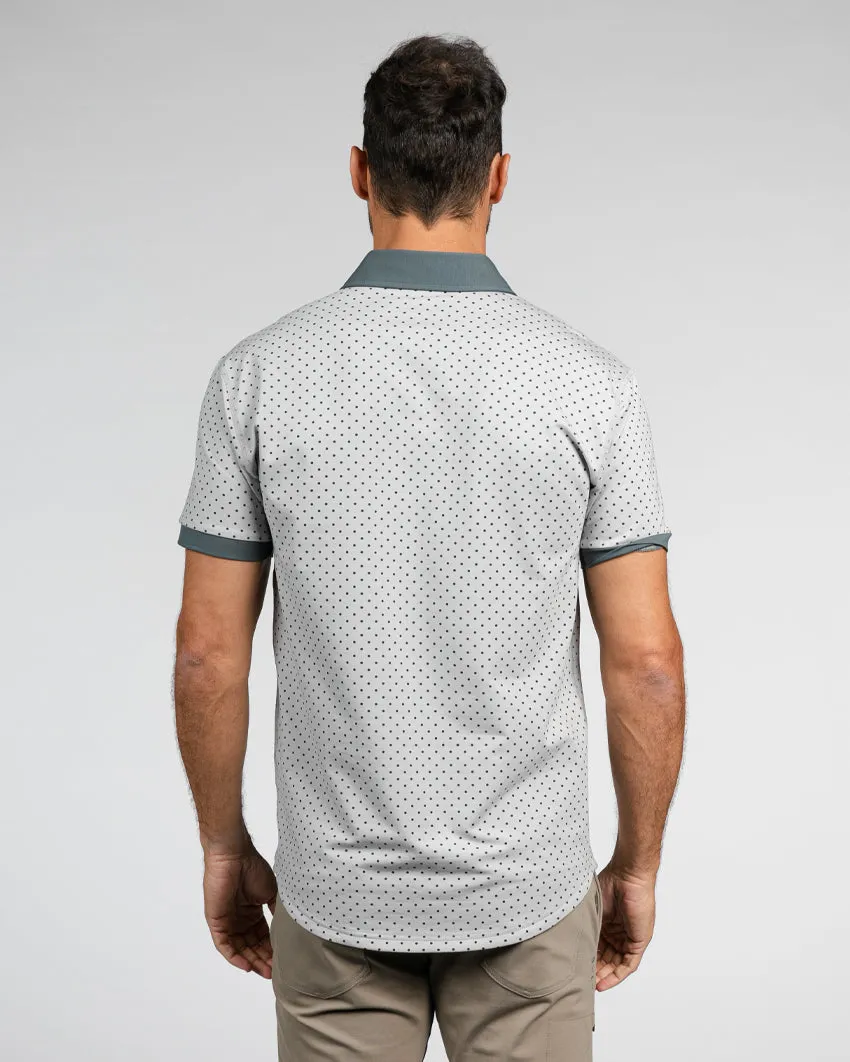 Drop-Cut: LUX Dotted Polo <!-- Size XXL -->