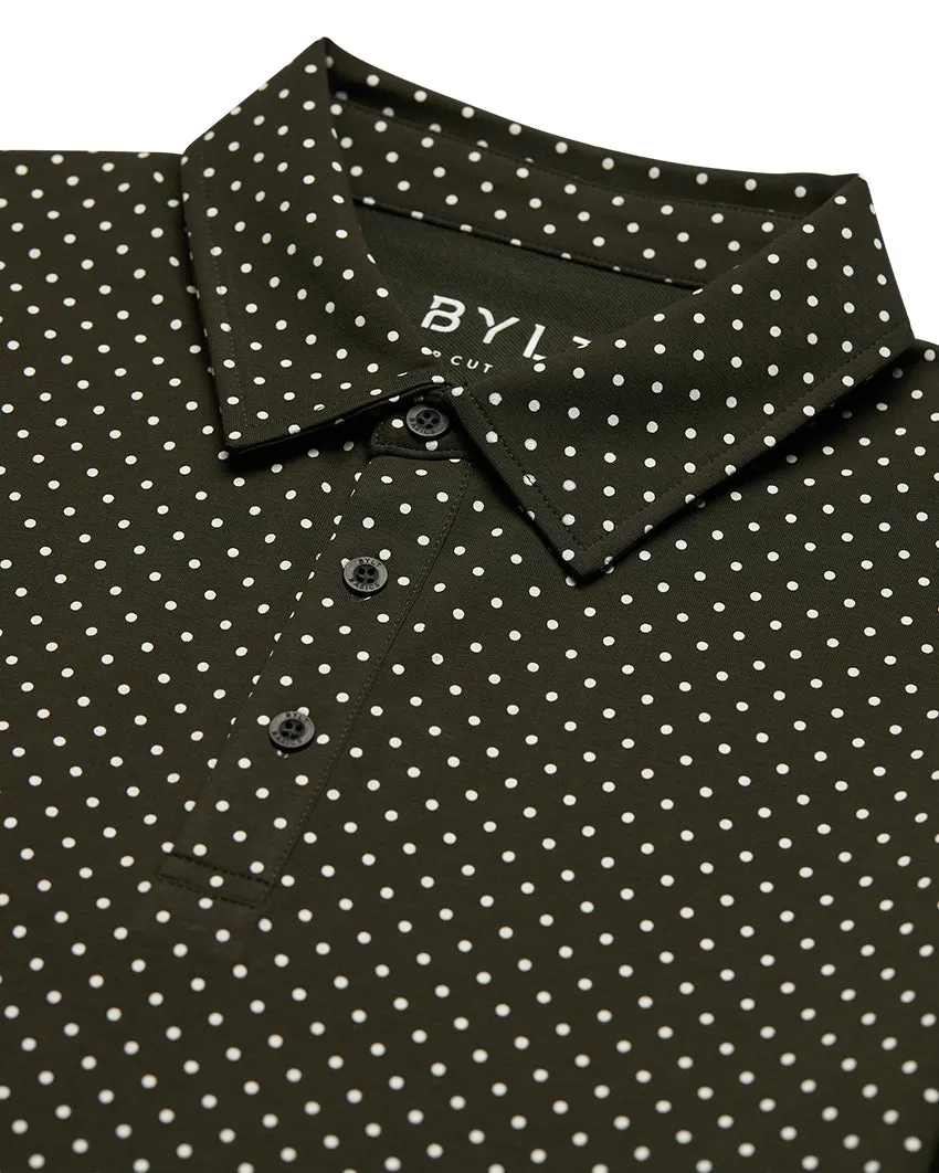 Drop-Cut: LUX Dotted Polo <!-- Size XXL -->