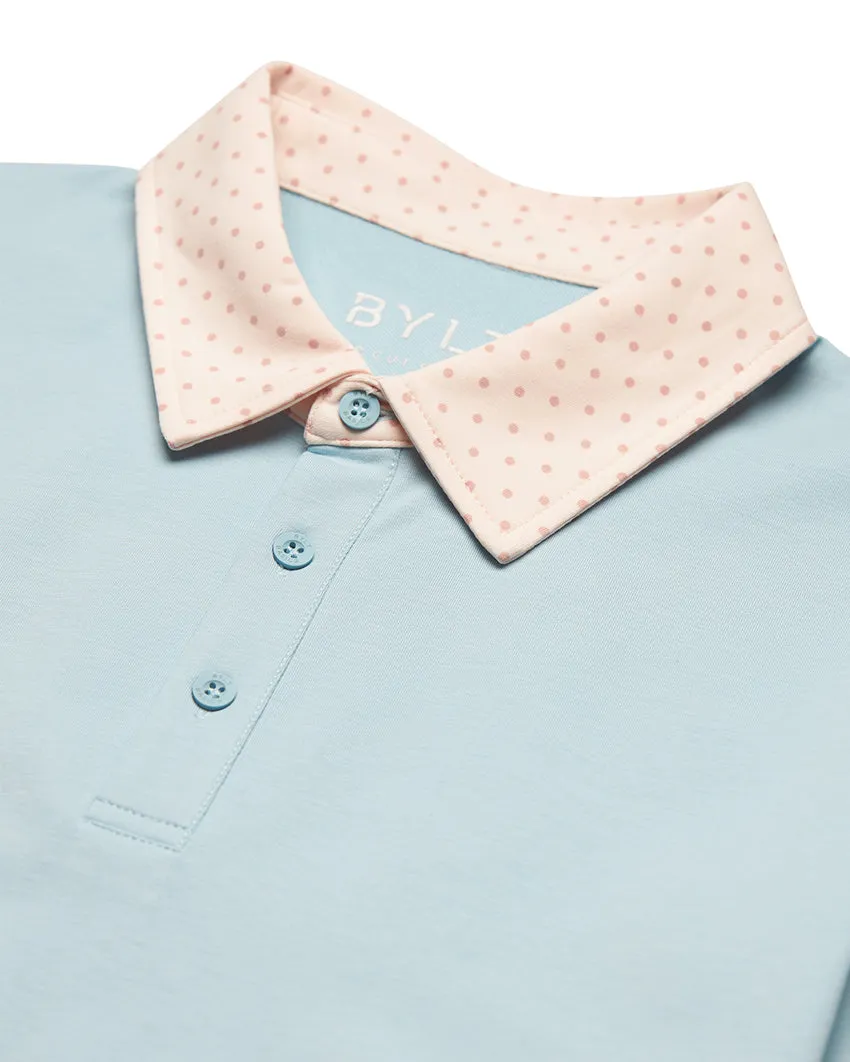 Drop-Cut: LUX Dotted Polo <!-- Size XXL -->