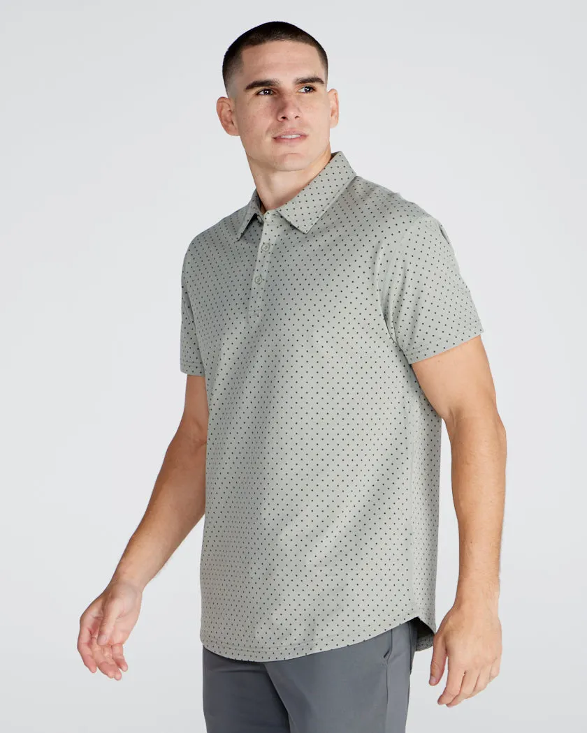 Drop-Cut: LUX Dotted Polo <!-- Size XXL -->