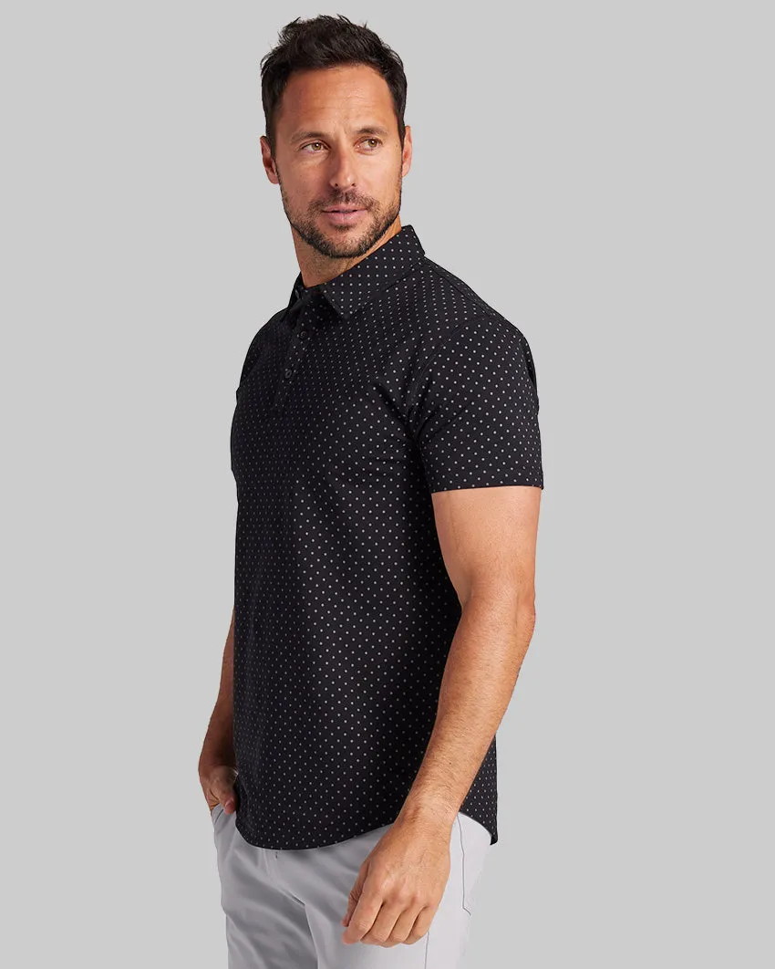 Drop-Cut: LUX Dotted Polo <!-- Size XXL -->