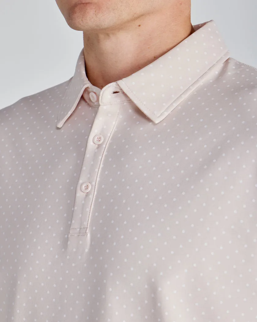 Drop-Cut: LUX Dotted Polo <!-- Size XXL -->