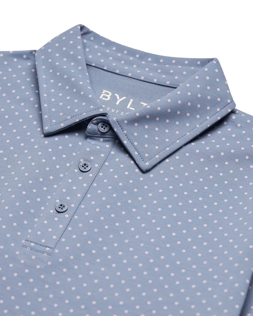 Drop-Cut: LUX Dotted Polo <!-- Size XXL -->