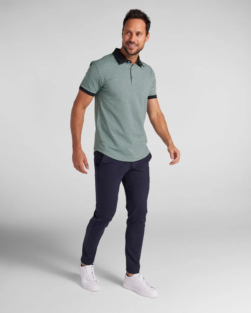 Drop-Cut: LUX Dotted Polo <!-- Size XXL -->