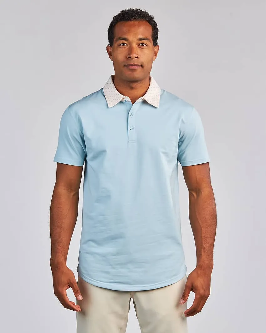 Drop-Cut: LUX Dotted Polo <!-- Size XXL -->