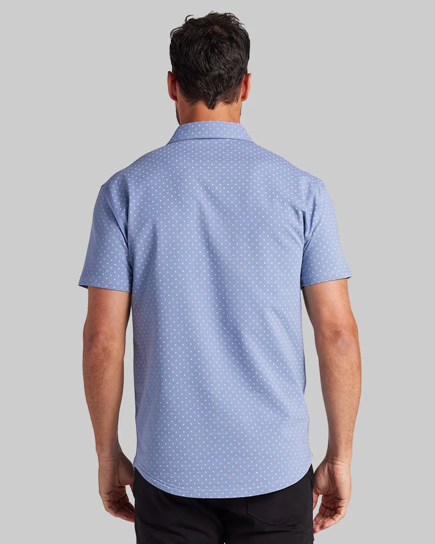 Drop-Cut: LUX Dotted Polo <!-- Size XXL -->