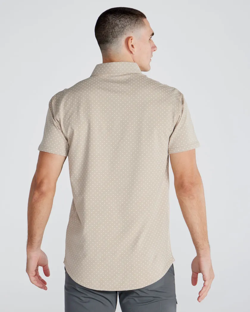 Drop-Cut: LUX Dotted Polo <!-- Size XXL -->