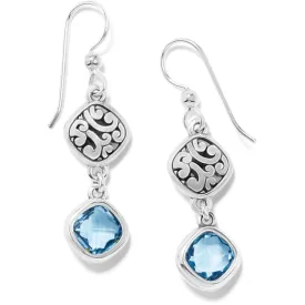 Elora Gems Sky French Wire Earrings