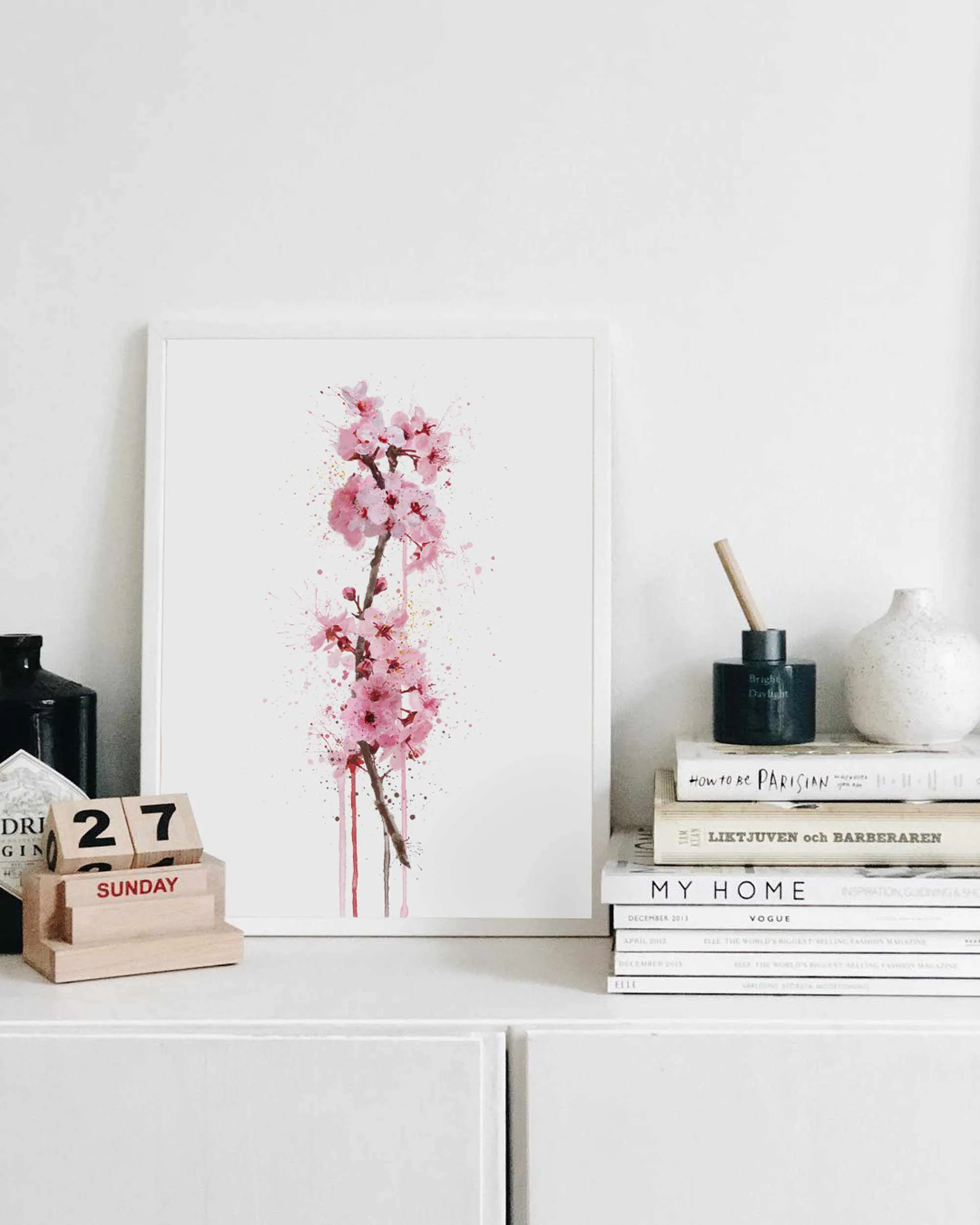 Flower Wall Art Print 'Cherry Blossom'