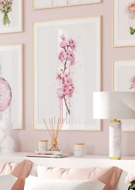 Flower Wall Art Print 'Cherry Blossom'