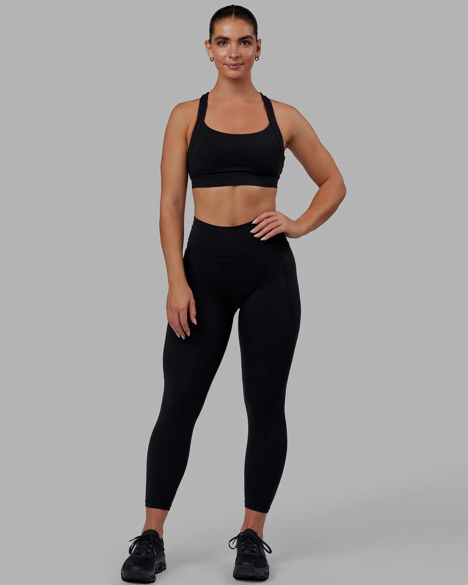 Fusion 7/8 Length Leggings - Black