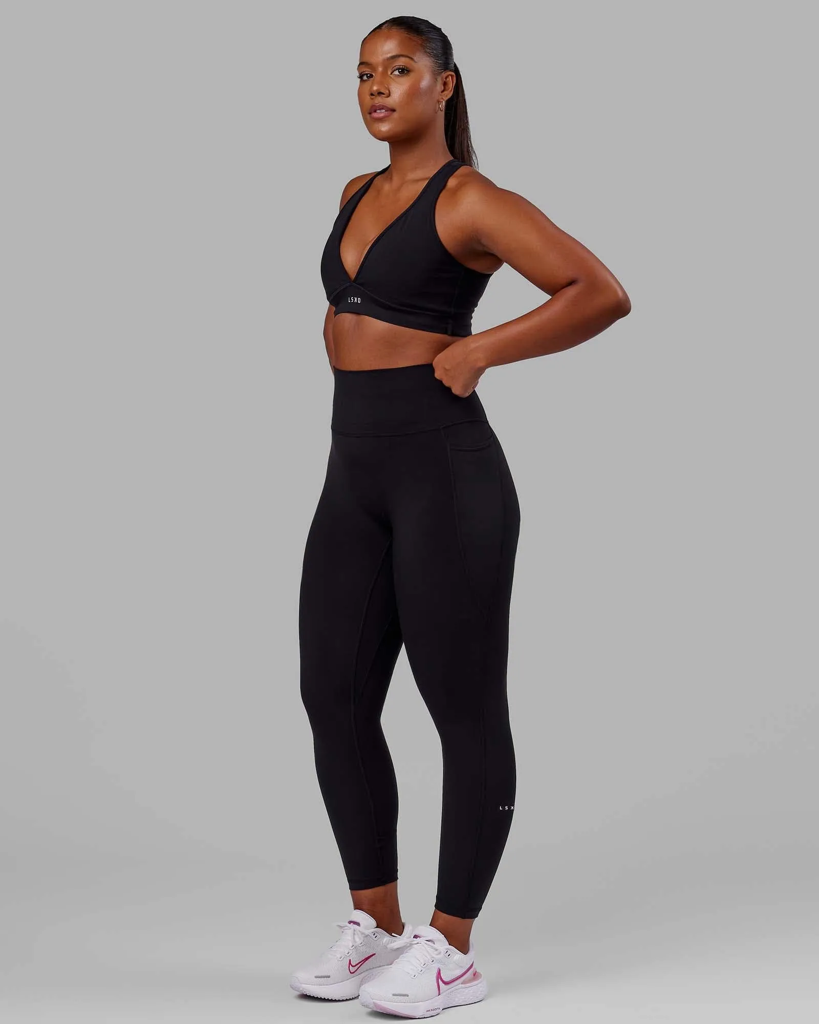 Fusion Full Length Leggings - Black