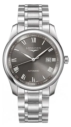 Longines Master Collection Automatic Stainless Steel Gray Dial Date Mens Watch L2.793.4.71.6