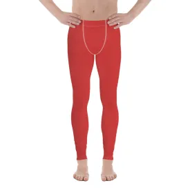 Men's Leggings Red (red and Zebra)