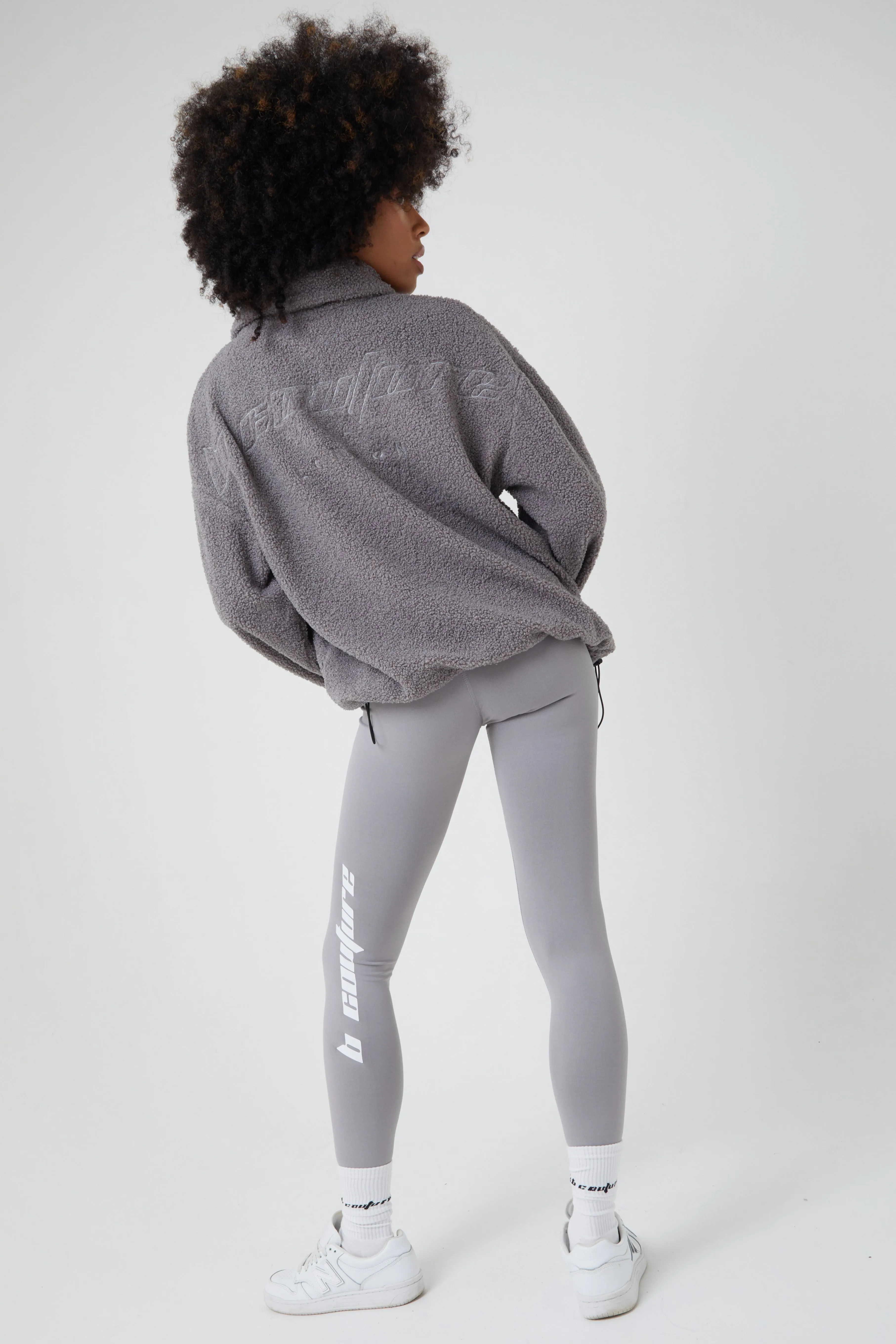 Oak Hill Borg Jumper & Leggings Set - Grey