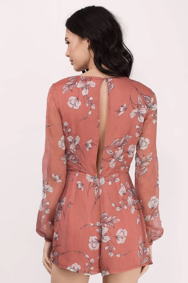 OASIS FLORAL ROMPER