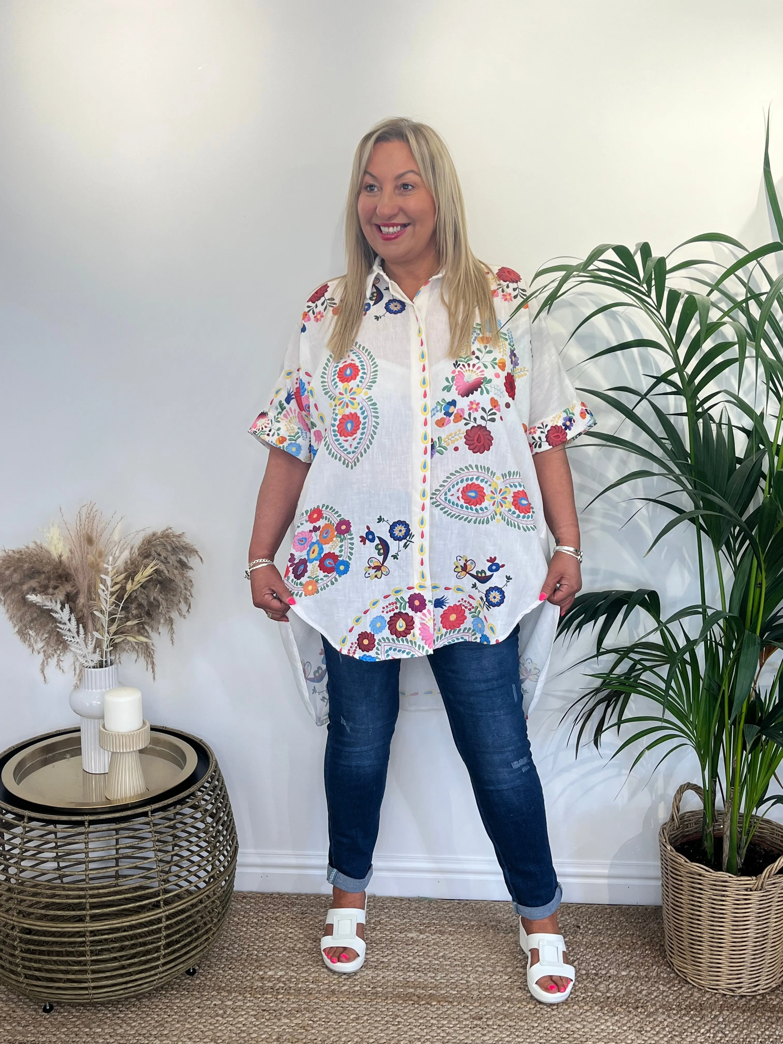 PALOMA Paisley Design Shirt