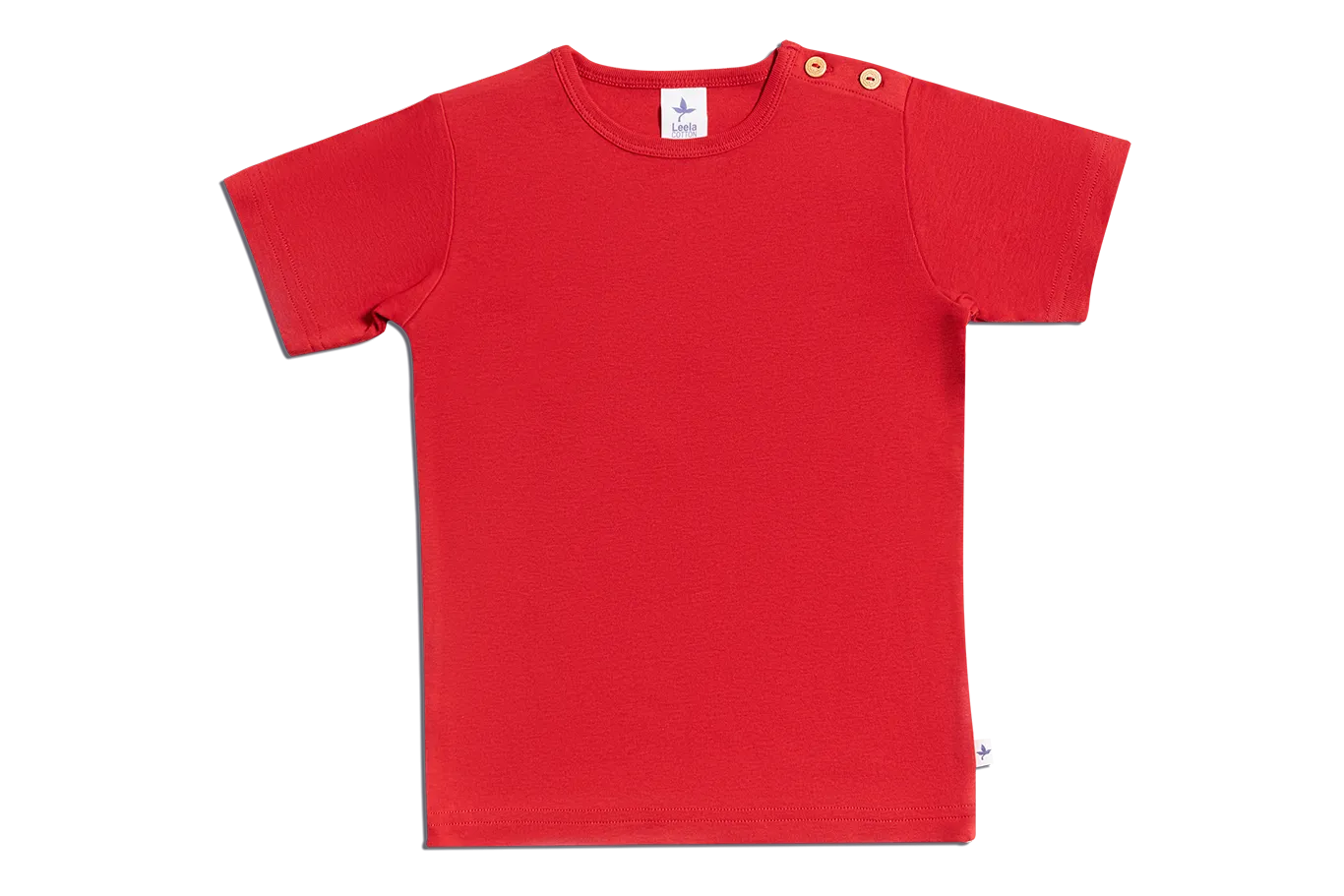 Red Organic Cotton T-Shirt